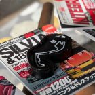 RH Ashtray on magazines