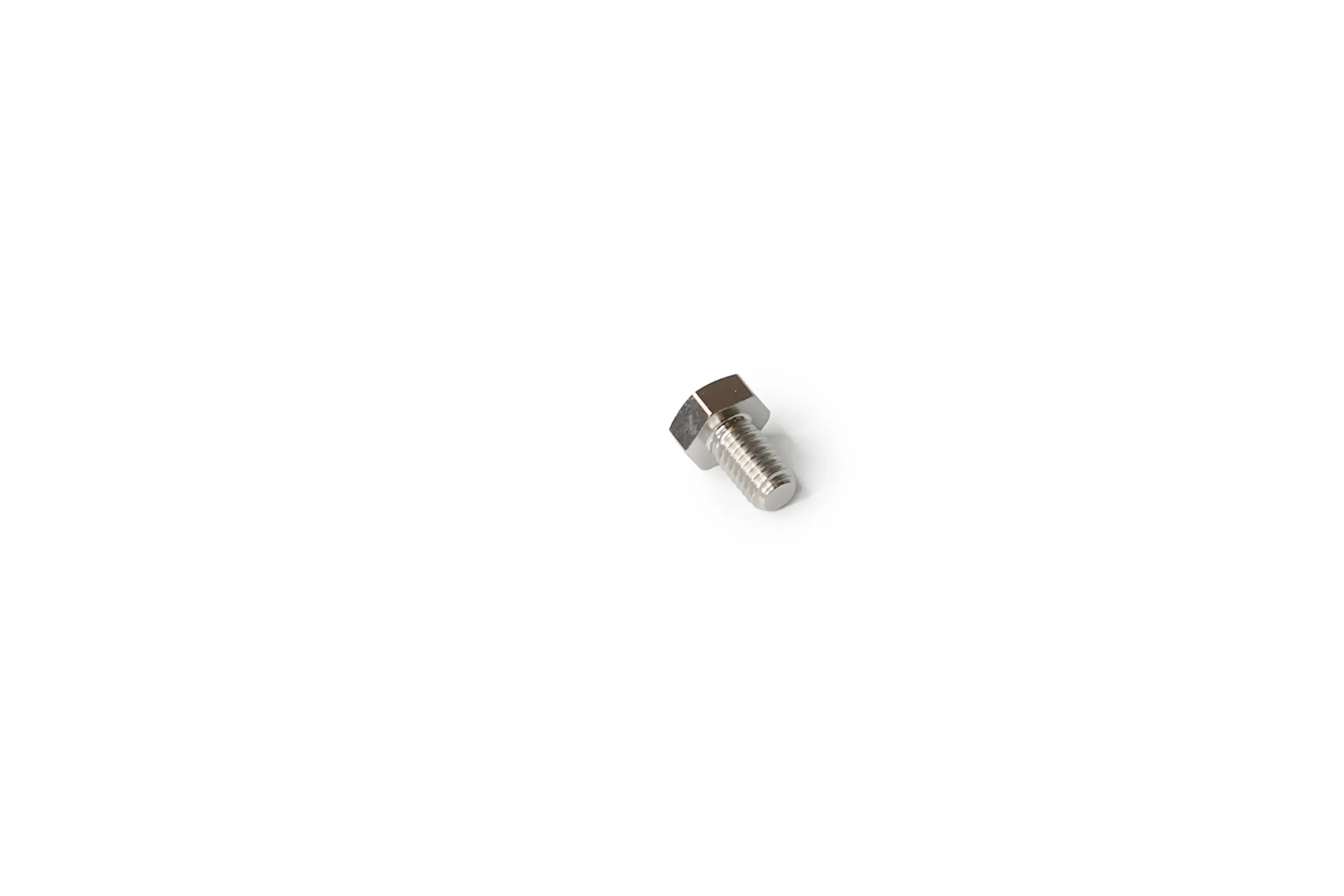 m6_bolt_10mm3 Titanium hex bolt M6x1.0 x 10mm full thread - view 3 - Grade 5 Ti-6Al-4V