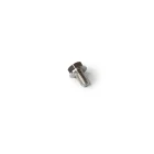 Titanium hex flange bolt M6x1.0 x 10mm full thread - view 2 - Grade 5 Ti-6Al-4V