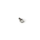 Titanium hex flange bolt M6x1.0 x 17mm full thread - view 2 - Grade 5 Ti-6Al-4V